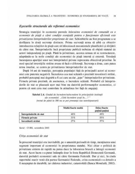 O analiză critică a tranziției