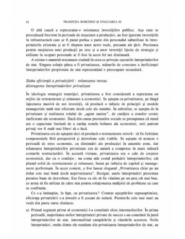 O analiză critică a tranziției O analiză critică a tranziției