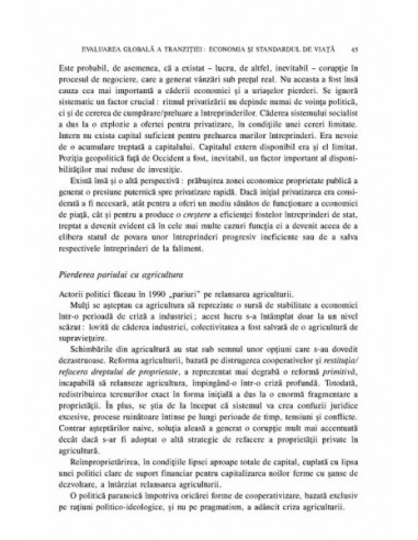 O analiză critică a tranziției O analiză critică a tranziției