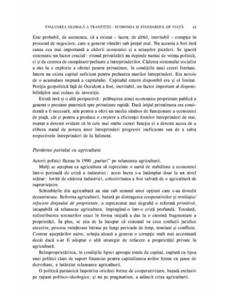 O analiză critică a tranziției