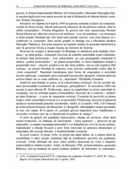 Evreii din România în perioada comunistă. 1944-1965