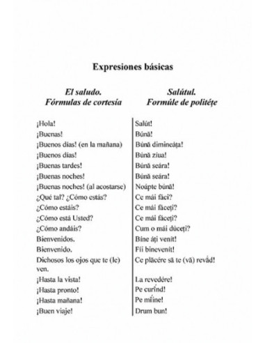 Ghid de conversație spaniol-român