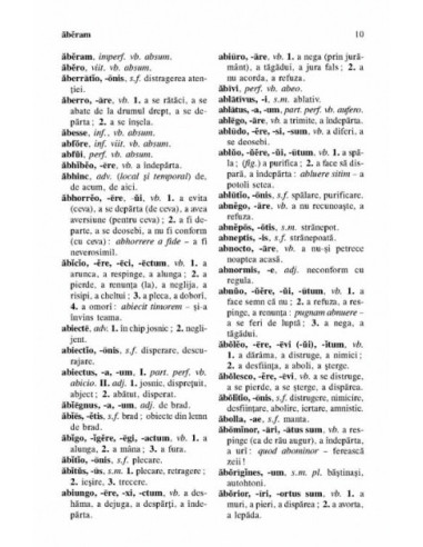 Dicționar latin-român de uz școlar