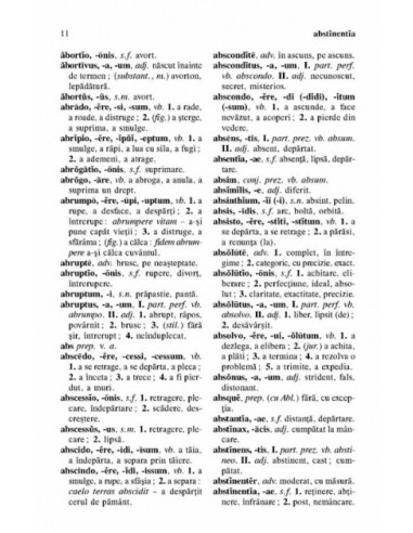 Dicționar latin-român de uz școlar