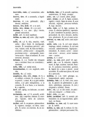 Dicționar latin-român de uz școlar