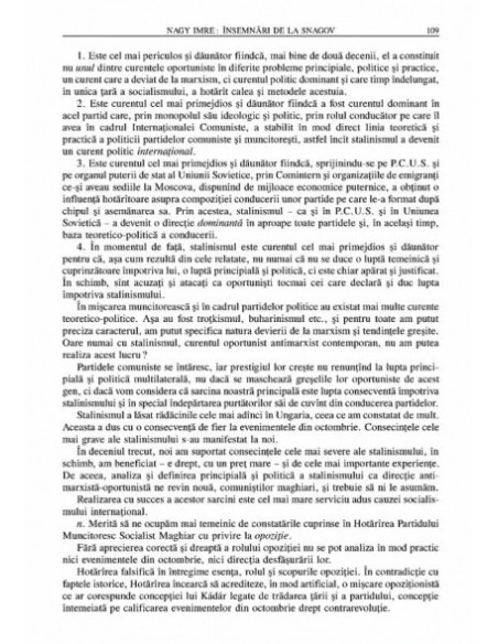 Însemnări de la Snagov. Corespondență, rapoarte, convorbiri