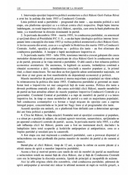 Însemnări de la Snagov. Corespondență, rapoarte, convorbiri