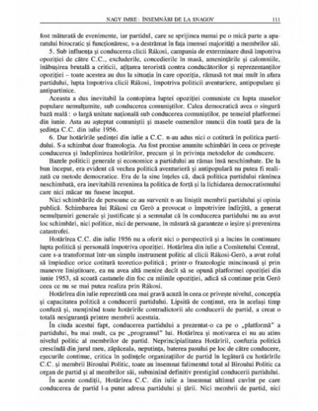 Însemnări de la Snagov. Corespondență, rapoarte, convorbiri