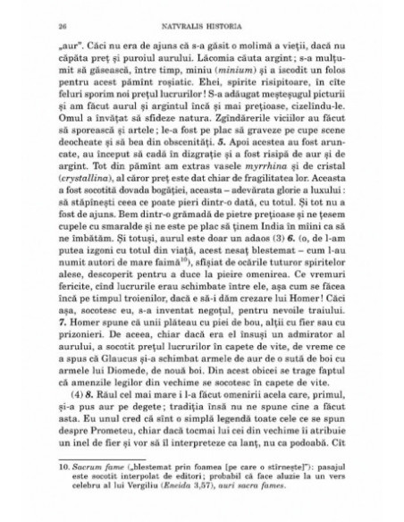 Naturalis historia. Enciclopedia cunoștințelor din Antichitate. Vol. VI: Mineralogie și istoria artei