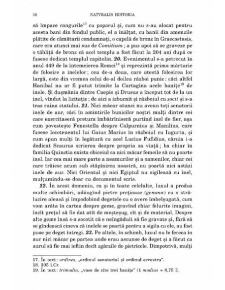 Naturalis historia. Enciclopedia cunoștințelor din Antichitate. Vol. VI: Mineralogie și istoria artei