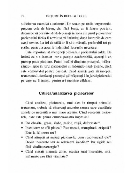 Inițiere în reflexologie. 