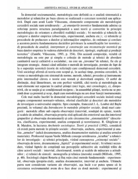 Asistență socială. Studii și aplicații