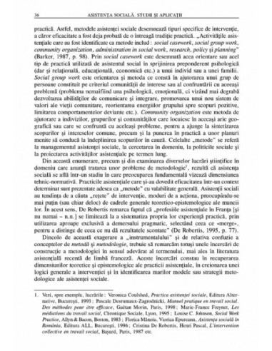 Asistență socială. Studii și aplicații