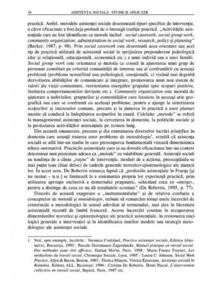 Asistență socială. Studii și aplicații