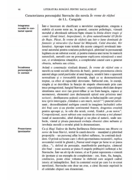 Literatura română pentru bacalaureat. Eseuri și teste