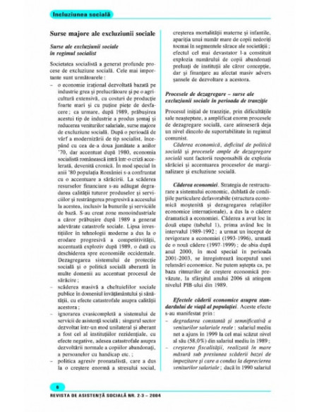 Revista de Asistență Socială. Nr. 2-3/2004