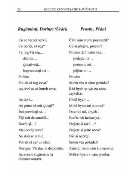 Ghid de conversație român-ceh
