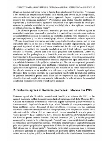 Țărănimea și puterea. Procesul de...