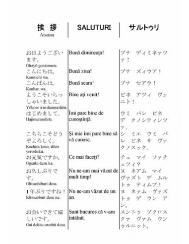 Ghid de conversație japonez-român