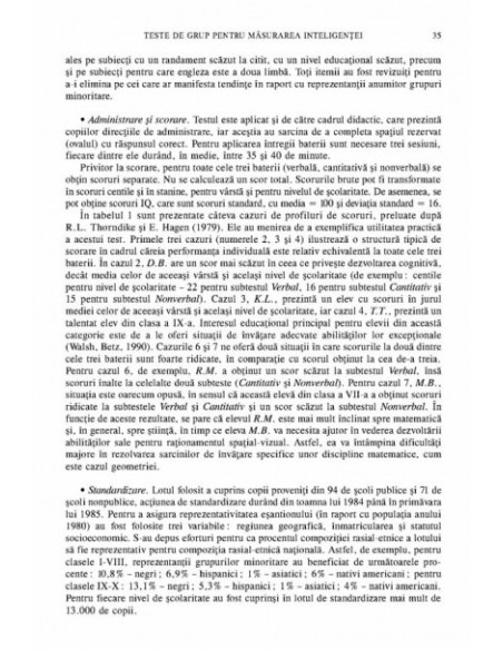 Testarea psihologică. Inteligență și aptitudinile