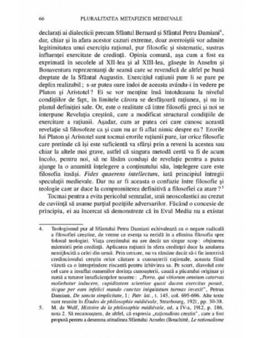 Pluralitatea metafizicii medievale