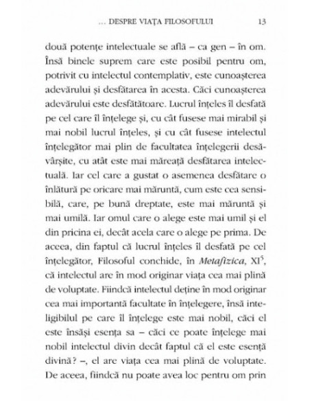 Despre viața filosofului (Ediție bilingvă)