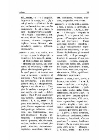 Dicționarul principalelor verbe italiene și construcțiile lor specifice