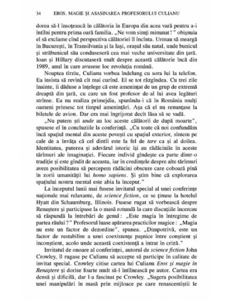 Eros, magie şi asasinarea profesorului Culianu