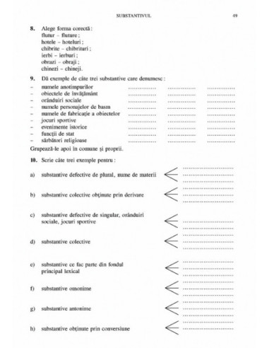 Limba română pentru gimnaziu....