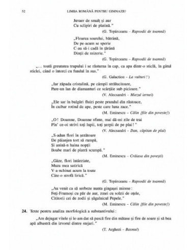 Limba română pentru gimnaziu....