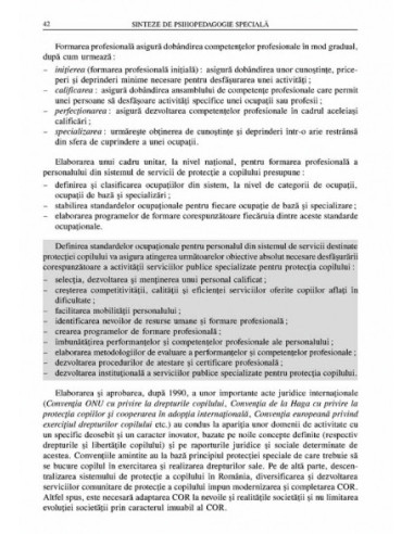 Sinteze de psihopedagogie specială