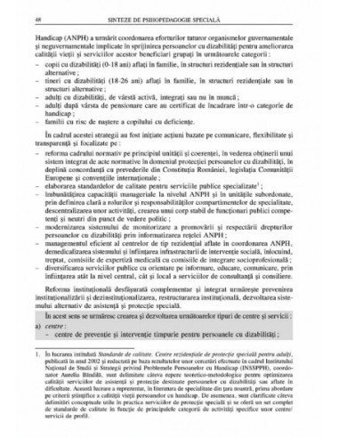 Sinteze de psihopedagogie specială