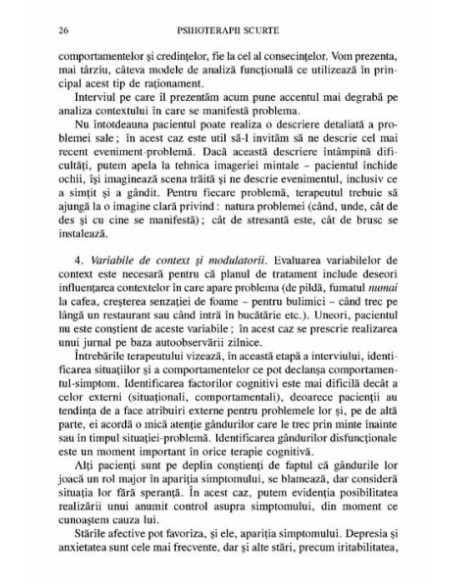 Psihoterapii scurte. Strategii, metode, tehnici