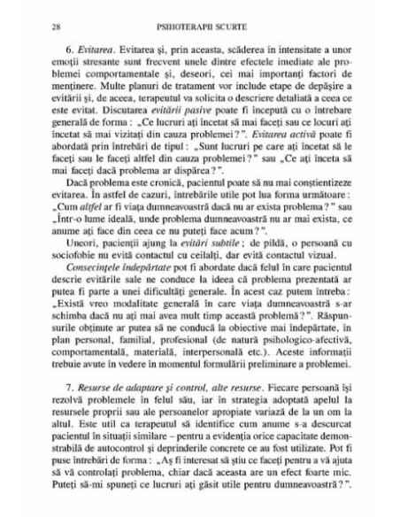 Psihoterapii scurte. Strategii, metode, tehnici