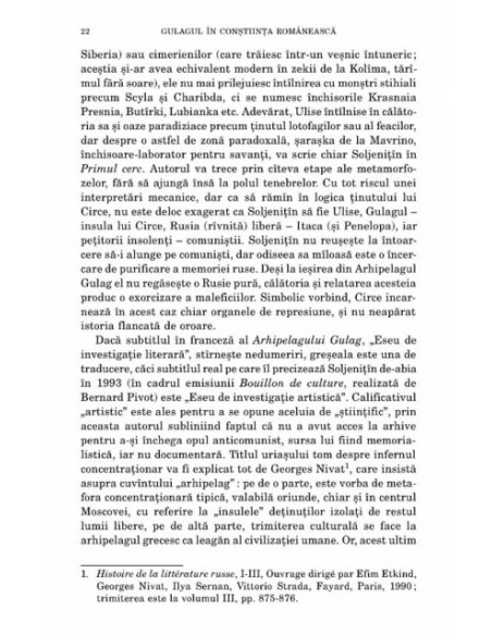 Gulagul în conştiinţă românească