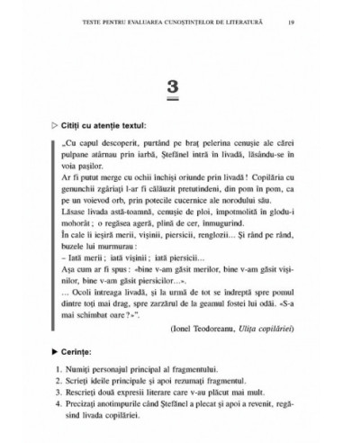 Teste de evaluare la limba şi...