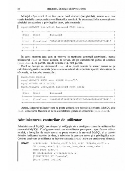 Dezvoltarea aplicațiilor WEB folosind XHTML, PHP și MySQL