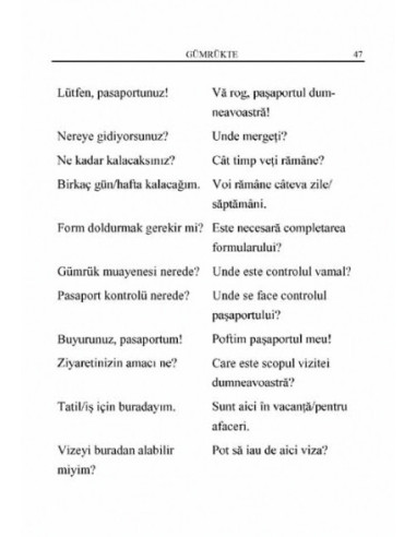Ghid de conversație turc-român