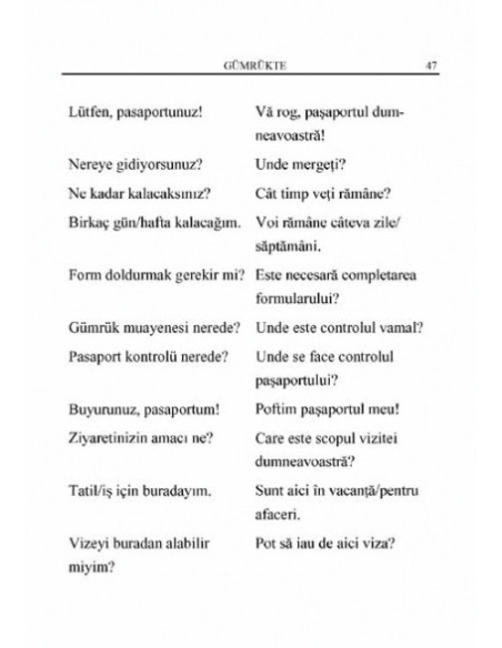 Ghid de conversație turc-român