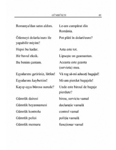 Ghid de conversație turc-român