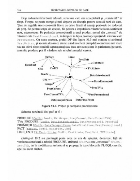 Proiectarea bazelor de date. Normalizare și postnormalizare. Implementări SQL și Oracle