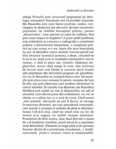 Intelectualul ca diversiune....