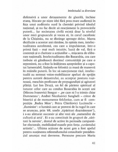 Intelectualul ca diversiune....