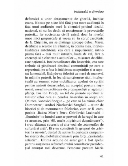 Intelectualul ca diversiune. Fragmente tragicomice de inadecvare la realitate