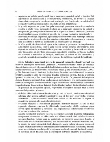 Didactica specialităților agricole