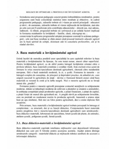 Didactica specialităților agricole