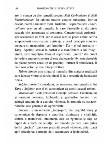 Homeopatie şi sexualitate