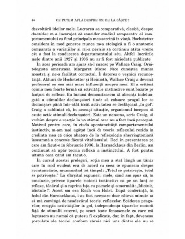 Ce putem afla despre om de la gâşte?