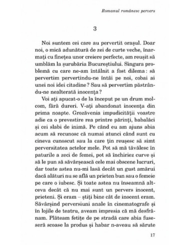 Romanul românesc pervers Romanul românesc pervers