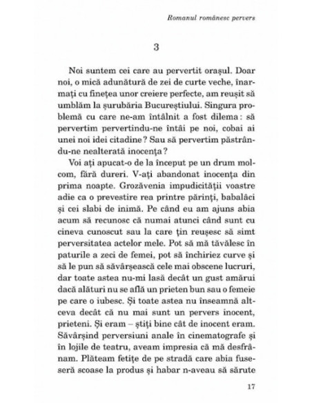 Romanul românesc pervers